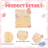 TERJIO Butterfly Daisy Hello Worid Board - Little Butterfly Birth Announcement Sign, Wooden Hello World Card