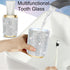 Bling Rhinestone Toothbrush Travel Case, Portable Diamond Holder, Large Capacity, Multifunctional Storage