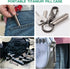 TISUR Small Keychain Pill Holder, Waterproof Titanium Pill Fob for Travel Purse Pocket, Mini Organizer Box