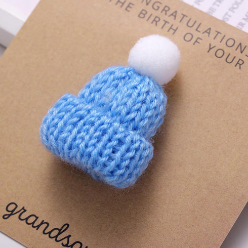 Ukodnus Congratulations on the Birth of Your Grandson Card, New Baby Boy Greeting Card for New Grandparents, Baby