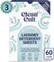 Cleancult Laundry Detergent Sheets - 60 Loads, Fragrance Free, Concentrated Liquidless, No Harsh Chemicals
