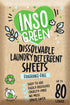 Unscented Laundry Detergent Sheets, 40 Eco Sheets for Up to 80 Loads, Fragrance-Free, Travel Detergent