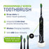 Set 4 90 Electric Toothbrush for Adults, Battery Operated Rechargeable Sonic Toothbrush, Travel Tooth Brush