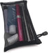 Outman Multipurpose Nylon Mesh Cosmetic Bag - Pack of 5 Travel Cases & Pencil Case Organizers