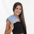 SacksyThyme Microwave Heating Pad for Cramps, Back, Neck, Shoulders, Leg Pain, Unscented Flaxseed
