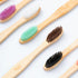 N12 Family-Friendly Pack of 10 Bamboo Toothbrushes, Multicolored BPA-Free Bristol, Eco-Friendly, Biodegradable Oral Care
