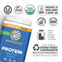 Sunwarrior Vegan Protein Powder - Chocolate, 32 Servings, USDA Organic, Keto Friendly, Non-GMO