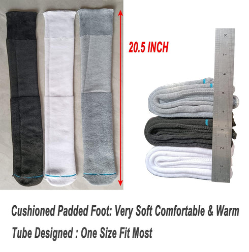LORVVDE 2 Walking Boot Socks Replacement Sock Liner for Orthopedic Boot Walker Brace, Cast Socks for Fracture Boot