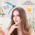 RC ROCHE ORNAMENT 6 Pcs Women's Classic Alligator Hair Clip Barrette - Small Transparent Multicolor Plastic Clamp