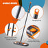 Mops for Floor Cleaning, 3 Washable Mop Pads, Extendable 55” Long Handle, Multifunction Dust Mop for Hardwood, Tile