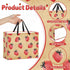 Strawberry Birthday Gift Bag for Girls Sweet Berry Gift Wrap Bags with Handle Tissue Paper Card Strawberry Wrapping