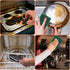 Palksky Heavy Duty Oven Cleaner Tools, Oven Cleaning Accessories, Oven Cleaning Kit with Crevice Cleaning Brush, Razor
