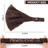 WILLBOND 6 Pieces Lace Headbands for Women, Crochet Elastic Bohemian Vintage Hair Turban Accessories, Retro Pattern, 6