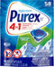 Purex 4-in-1 Laundry Detergent Pacs, Mountain Breeze, 58 Count