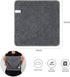 SINLAND Microfiber Cleaning Cloth, Ultra Absorbent Reusable Towel, 12x12 Inch Slate Grey, 6 Pack