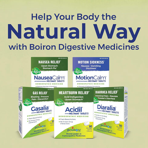 Boiron Gasalia On The Go for Relief from Gas Pressure, Abdominal Pain, Bloating - 2 Count (160 Pellets)