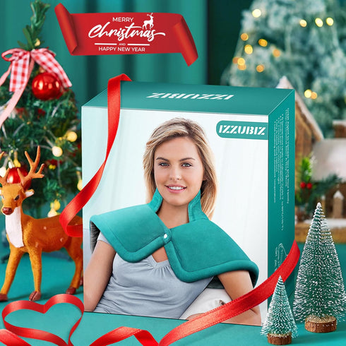 Christmas Gifts for Women, Neck Shoulder Heating Pad for Men, Electric Weighted Heat Pads for Back Relief