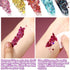 Teenitor Body Glitter Face Glitter Makeup, 12 Colors Face and Body Glitter Gel for Hair and Makeup