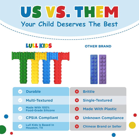 Lull Kids Chewy Sensory Toys for Kids with Autism Sensory Product for Adults Teens Toddlers, ADHD Tools for Kids, ADHD