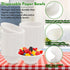 200 PACK 8 oz Paper Bowls, Compostable Disposable Heavy-Duty Biodegradable Bowls for Salad, Cereals, Snacks