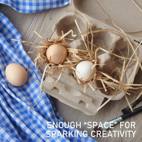 HavRixor 20 Pack- Dozen 6 Count Jumbo Duck Egg Cartons Holds Up to Half Eggs Bulk Blank Container Empty Cardboard