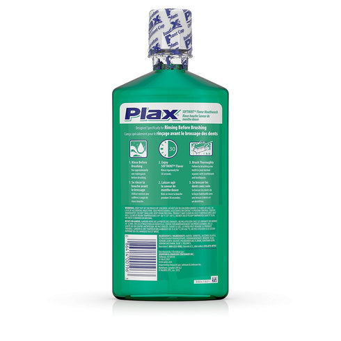 Plax 24 (Pack 3) Advanced PreBrushing Dental Rinse, Soft Mint, Ounce