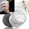 White Hair Color Wax Pomades, 4.23 oz, Natural Hair Coloring Wax for Cosplay, Party (White)