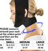 Post Surgery Neck and Chin Compression Garment Wrap Bandage, Jowl Tightening, Neck Coverage, Chin Lifting Strap (M)