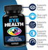 Eye Health & Vision Vitamins Supplement, 60 Capsules for Eye Strain and Vision Health, Supports Ocular and Macular