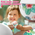 Hawaiian Summer Party Supplies Disposable Ice Cream Bowls, 8 oz Paper Snack Cups for Sundae Soup Candy (Classic