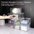 Yes!Fresh Drawer Organizer, Stackable Cosmetic Desk Organizer with Removable Partitions for Vanity Storage