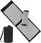 XiaoMaGe Acupressure Mat and Pillow Set - Extra Long Mat for Neck & Back Pain Relief, Black