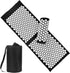 XiaoMaGe Acupressure Mat and Pillow Set - Extra Long Mat for Neck & Back Pain Relief, Black