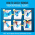 Serenelife 100 Count Medium Nitrile Disposable Gloves, Latex & Powder Free for Kitchens and Cleaning