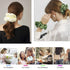Scrunchies Hair Ties for Women - Big Silk Satin Scrunchie Extra Large Jumbo Oversized Cute Chiffon Scrunchy
