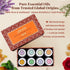 Set, 8 5 ml Essential Oils Gift x Pure Aromatherapy Oils with Rose, Frankincense, Lavender, Tea Tree, Peppermint, Lemon
