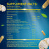 Organic Lions Mane Supplement Capsules - 240 Real Mushrooms Lion's Mane Capsules with Ginkgo Biloba & Bacopa Monnieri -