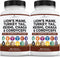 Lions Mane 3000mg 20in1 Mushroom Supplement - 2 Pack - with Turkey Tail 2000mg, Reishi 1000mg, Cordyceps, Chaga,