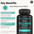 Vital Vitamins Multi Collagen for Women & Men, Type I, II, III, V, X, Grass Fed, Non-GMO, 150 Capsules