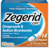 Zegerid OTC 24-Hour Heartburn Relief, Proton Pump Inhibitor with Omeprazole 20mg, 14ct Capsules