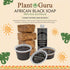 Raw African Black Soap Bar 8 oz., 100% Pure Natural from Ghana, Acne Treatment, Great for Skin