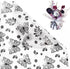 Gloreyan 20 Sheets Flower Wrapping Paper with Butterfly, Waterproof Floral Gift Packaging Material for DIY Craft