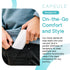 Capsule Dental - Silicone Retainer Travel Case for Aligners, Mouthguards, Dental Kit with Travel Toothbrush & Aligner