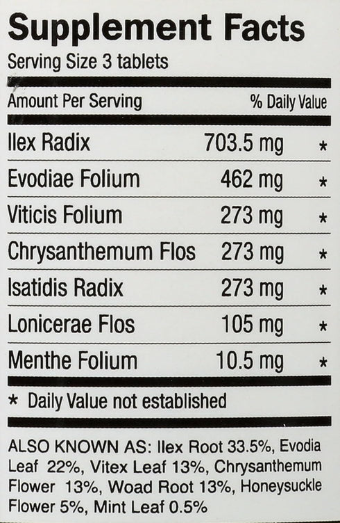 Gan Mao Ling 60 Tablets for Health Support