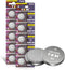 CR1220 3 Volt Coin Lithium Battery, 10 Pack for LED Light, Thermometer, Alarm Sensor, Watch - 5-Year Warranty