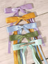 LFOUVRE Bow Hair Clips with Tassels, 18pcs Hair Accessories Set for Women and Girls