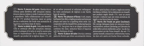 Marvis Amarelli Licorice Flavor Toothpaste