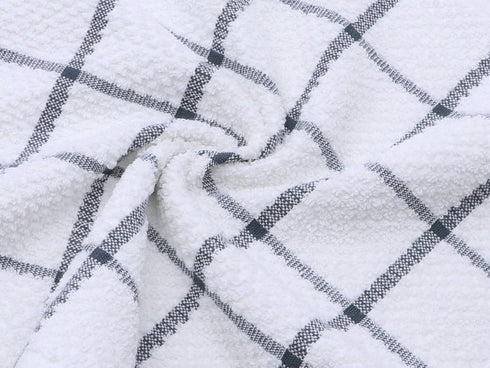 PPAXL 12 12 Inches, 8pc/Set Cotton Grid Dish Cloths, Terry Cleaning Rags, x Light and Soft, Quick Drying Dish Rags