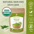 Neem Powder, 4 oz - Certified USDA Organic, Non-GMO, Fresh Dried Neem Leaves for Healthy Hair and Skin