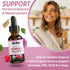 Hormonal Balance Supplements for Women & PMS Relief - Organic Liquid Drops & Menstrual Cramp Support - 1 Oz